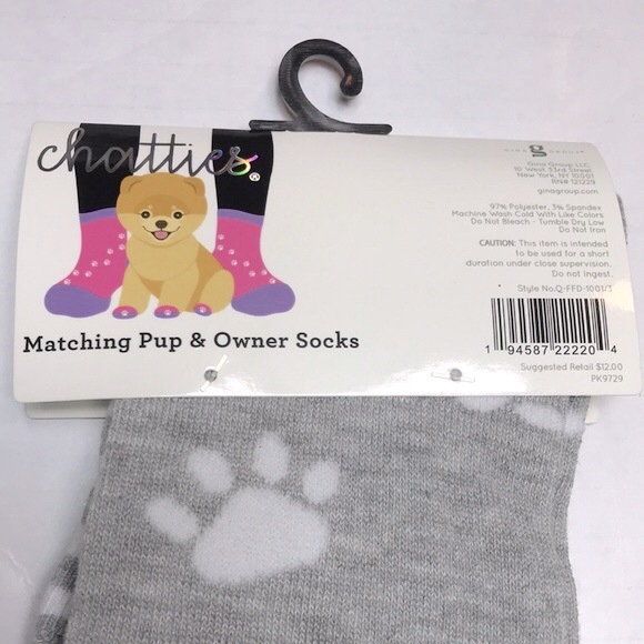 CHATTIES Matching Pup & Owner Socks (Set of 2) - Picture 10 of 10